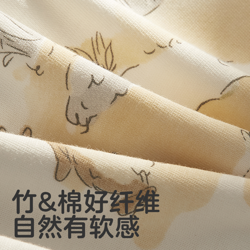 可优比婴儿睡袋儿童竹棉宝宝秋冬恒温儿童睡衣