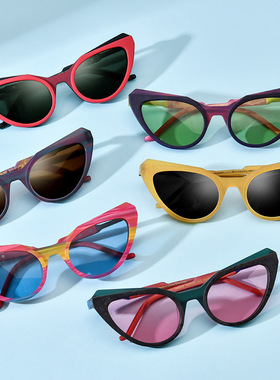 虞书欣同款Y2K猫眼偏光太阳眼镜