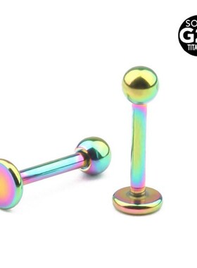 纯钛合金耳钉耳骨钉唇钉鼻钉舌钉