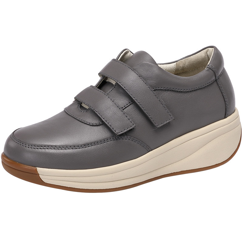 真皮妈妈鞋软皮软底舒适中老年羊皮防滑厚底坡跟圆头深口摇摇鞋女,淘宝优惠券,粉丝福利购,淘宝优惠卷