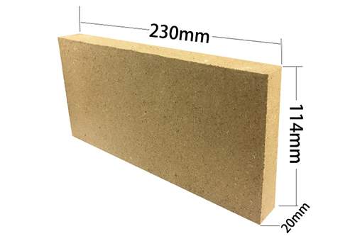 粘土耐火砖二分片1300度230*114*20mm薄砖片砖防火高温炉膛砖