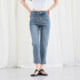 Jiarenyuan Jeans Pencil Cropped Pants