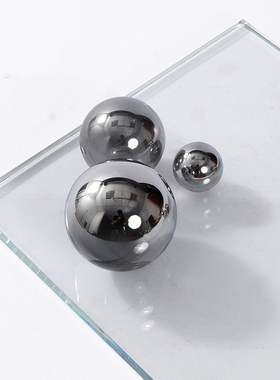 设计感水晶托盘样板间客厅摆件