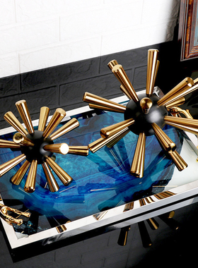 欧式风家居客厅金属海胆装饰品