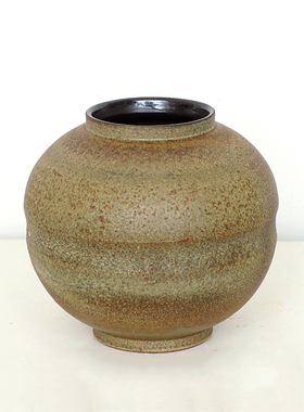 【特大号】复古粗陶罐子花器摆件