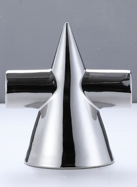 样板间书房软装几何雕塑陈设品