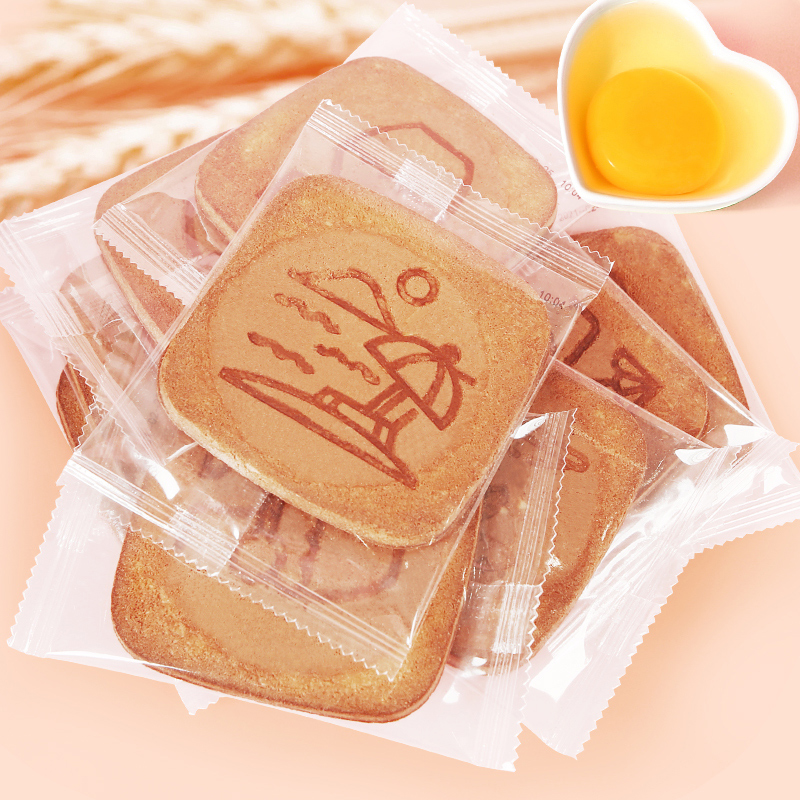 台湾小林煎饼装薄脆鸡蛋煎饼吉祥椰子口味饼干小吃小包装115g*5盒-图0