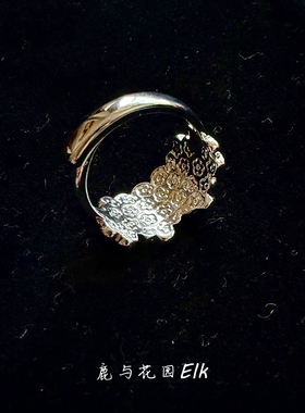 繁花中古Vintage戒指开口指环女