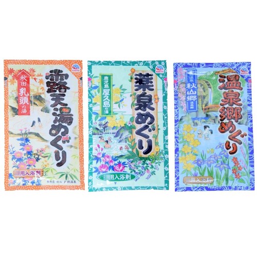 日本巴斯洛漫温泉乡露天汤浴盐泡澡粉入浴剂放松舒缓拍6袋包邮 - 图3
