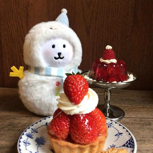 日本自嘲熊雪人娃衣毛绒公仔玩偶挂件海星体棉花娃娃生日礼物礼品 - 图1