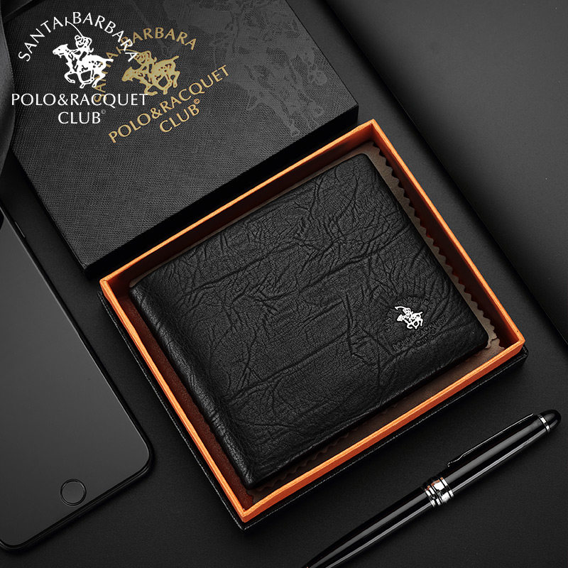 圣大保罗男士真皮2023新款牛皮钱夹 圣大保罗箱包钱包