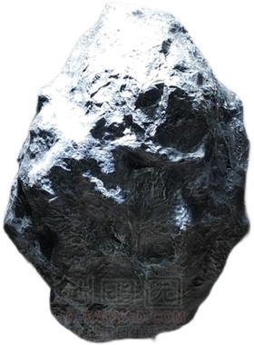 玻璃钢仿真石头吊装造景陨石装饰玄关橱窗生态园艺展示空心假山石