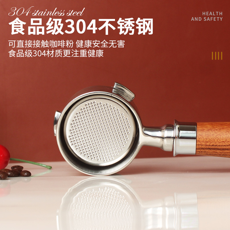 SMEG/斯麦格ECF01/灿坤TSK-1837B/1819A咖啡机无底手柄双杯把手 - 图1