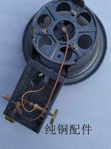 超群实利牌铸铁炉头旋风炉中压炉高压灶节能猛火灶炉煤气灶 - 图1