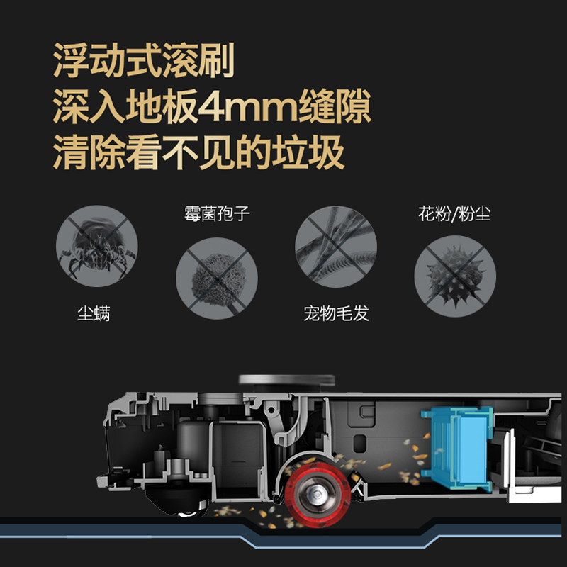 科沃斯扫地机N8PRO T5Neo DX55 T8 T9 DX93原装配件滚刷主刷盖板 - 图2