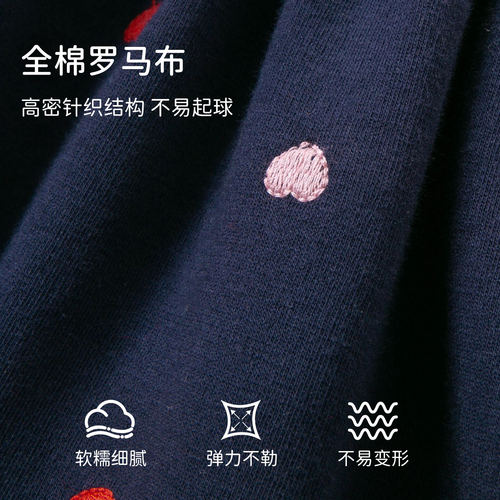 戴维贝拉女童连衣裙儿童秋季假两件针织公主裙小女孩生日裙子童装 - 图1