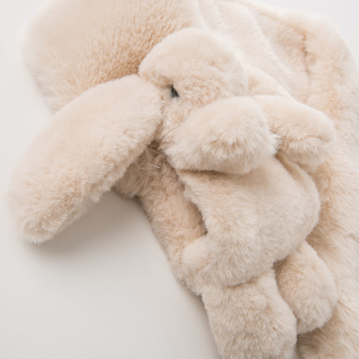 戴维贝拉儿童围巾冬保暖新款女童围巾宝宝毛绒保暖围巾仿兔毛围脖,淘宝优惠券,粉丝福利购,淘宝优惠卷