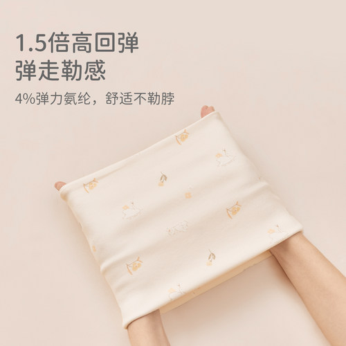 戴维贝拉儿童围巾2025秋冬新款男童女童脖套宝宝保暖外出防风围脖 - 图3