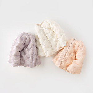 【抗菌绒】戴维贝拉女童羽绒服冬2024新款女宝宝轻薄羽绒内胆外套