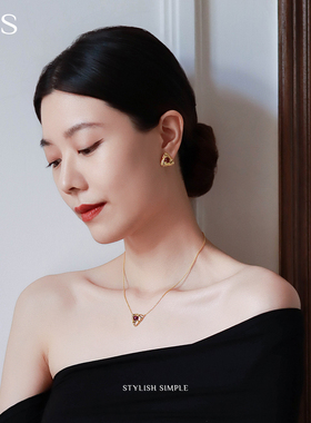 MGS/曼古银三生万物项链 S925纯银紫水晶时尚轻奢送闺蜜女友礼物