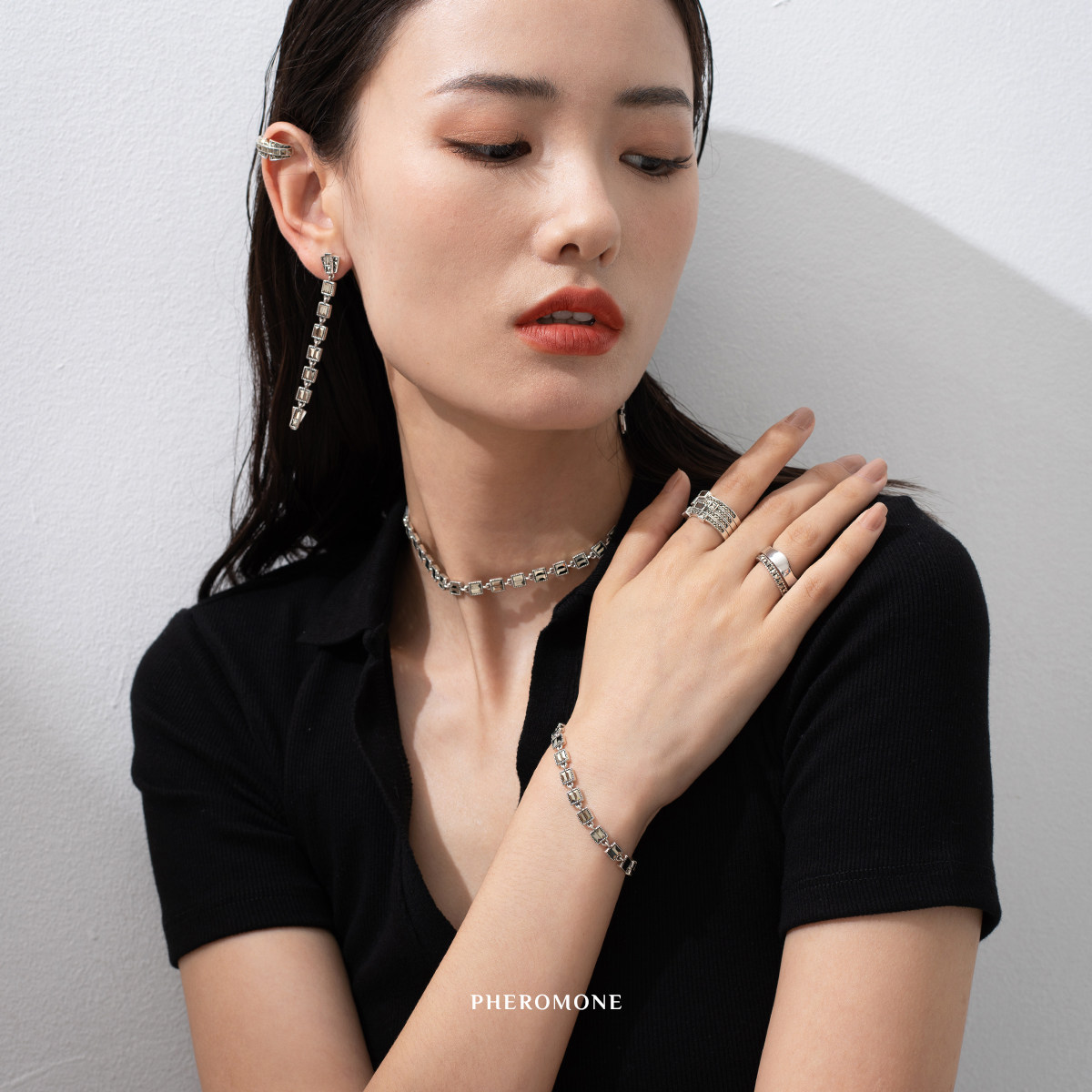 mgs/曼古银洛蒙系列轻奢小众手链 曼古银手链