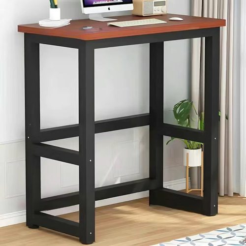 加高110/120cm站立式工作台书桌家用高个子站立学习办公桌高脚桌 - 图2