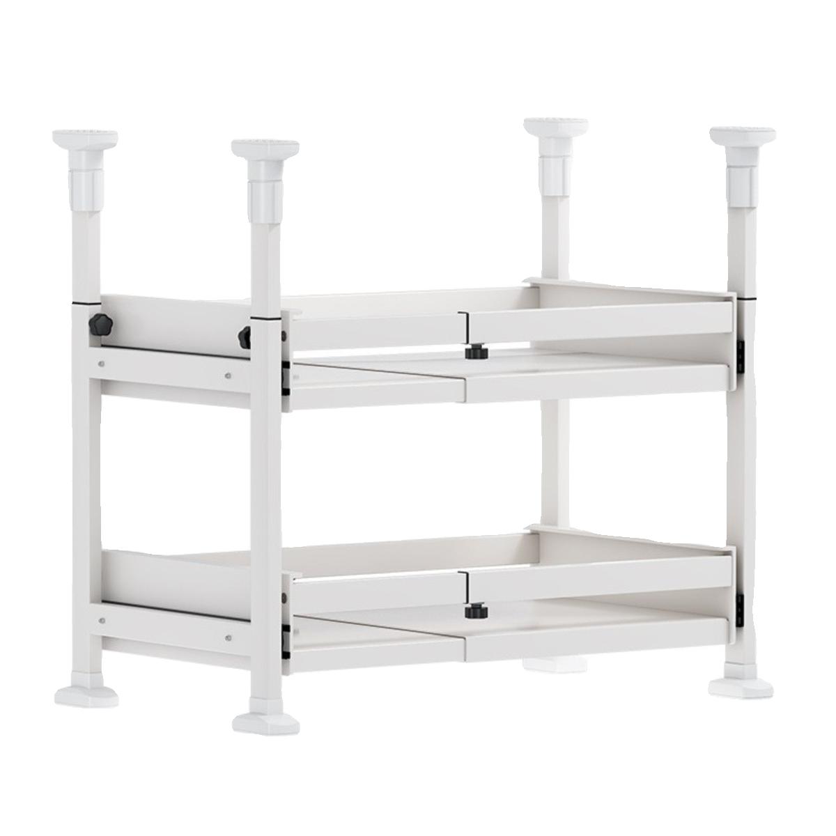 免打孔厨房橱柜下碗碟收纳自制置物架伸缩内置抽屉分层抽拉式拉篮,淘宝优惠券,粉丝福利购,淘宝优惠卷