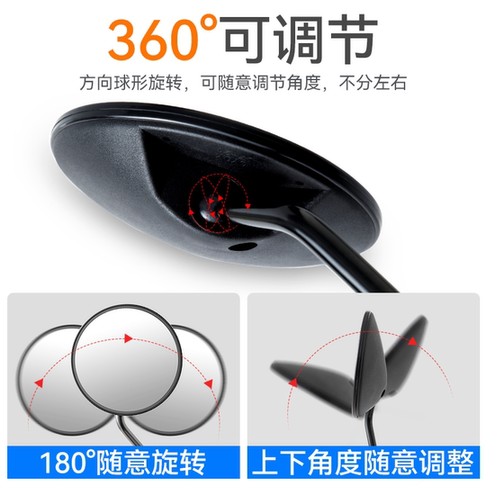 Yadi Emma large field of view reversing reflector