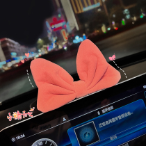 Car swing piece 2023 new womens in-car decoration supplies large full net red butterfly knots on-board mid-control small accessories