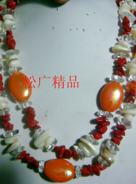 大理石时尚风女士饰品项链