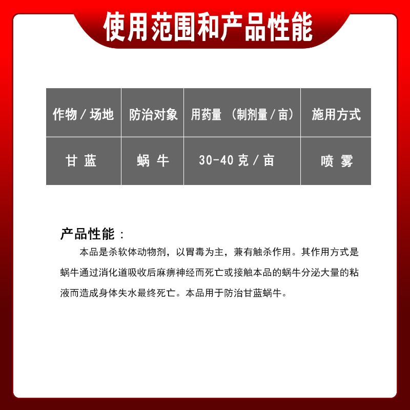 80%四聚乙醛蜗牛药福寿螺鼻涕虫田螺菜地杀蜗牛专用药20g - 图1