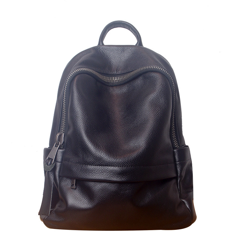 大容量真皮双肩包女头层牛皮女士背包男士2025新款皮质书包女包,淘宝优惠券,粉丝福利购,淘宝优惠卷