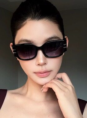 弗瑞姆素颜遮阳圆框墨镜女