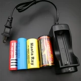 3,7 В большую литиевую батарею 21700 26650 32650 32700 Аккумулятор 1A Ток с одним слотом быстрое зарядное устройство