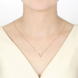 新金 Ювелирное украшение, золотое ожерелье с буквами, вместительная и большая цепочка, 18 карат, розовое золото