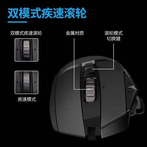 罗技G502hero有线RGB鼠标游戏外设台式笔记本电竞专用吃鸡 - 图1