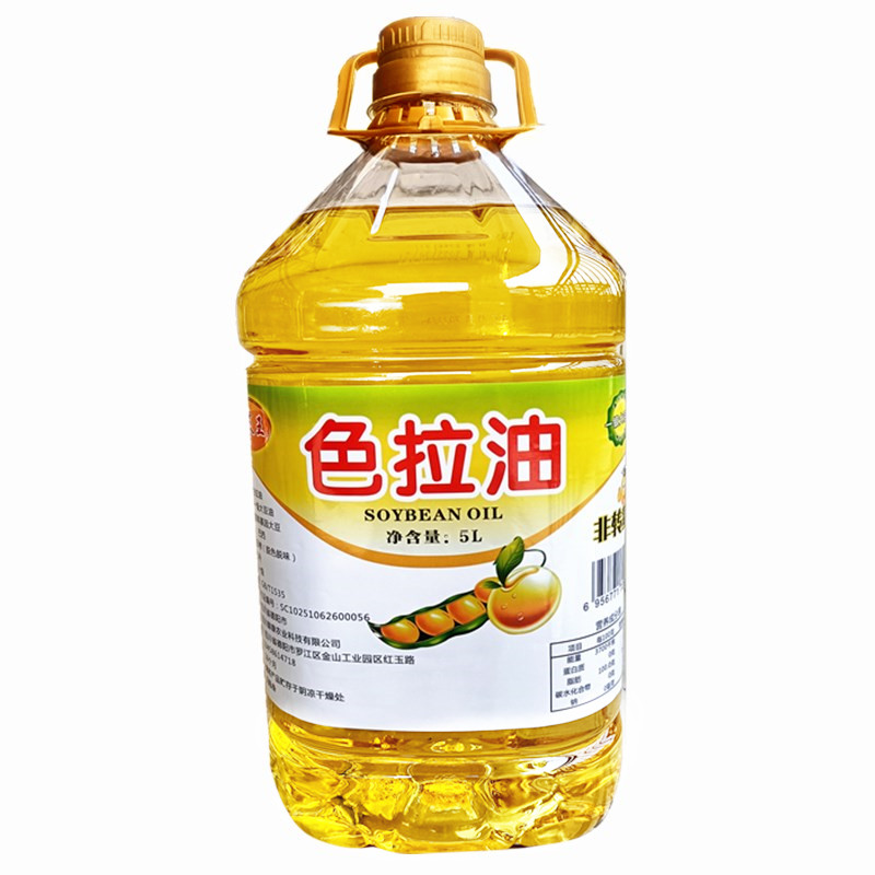 色拉油商用大桶油非转基因一级大豆油5升无色无味烘培油炸食用油 - 图3