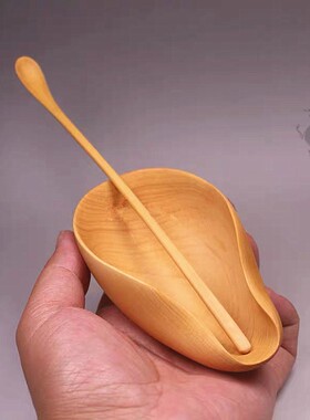 黄杨木茶则配件中式工艺品