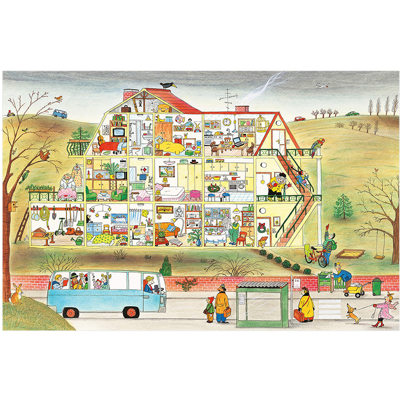 【预售】【PRESTEL】All Around Bustletown: Winter 熙熙攘攘:冬天 英文原版童书 插图大开本 冬天的生活、工作和娱乐 进口正版书 - 图0