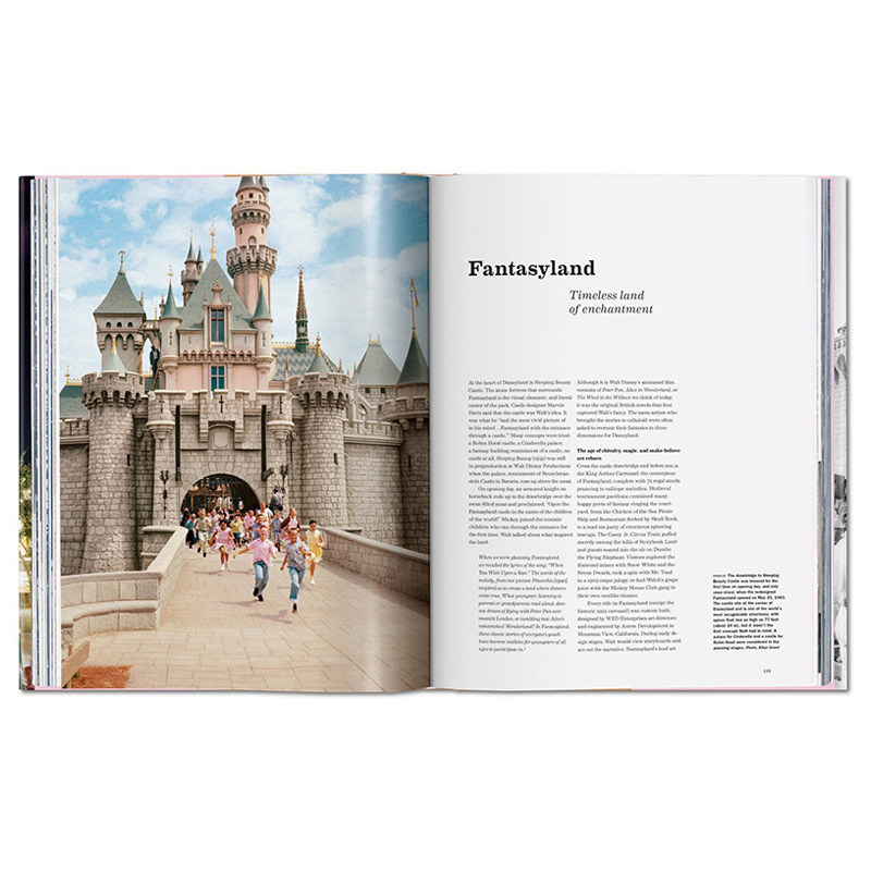 【现货】Walt Disney’s Disneyland 沃特·迪斯尼的迪斯尼乐园游乐园建筑设计进口原版图书TASCHEN书籍 - 图0