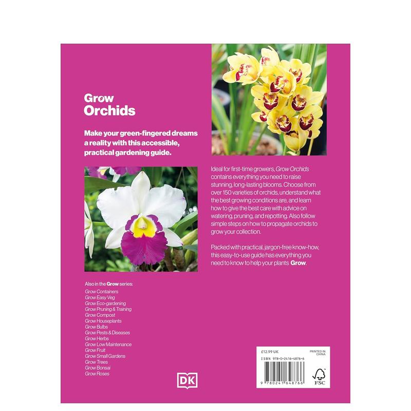 【预 售】兰花：园艺基本知识与专家建议 Grow Orchids 原版英文生活综合 - 图0