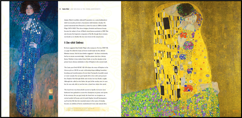 【现货】Gustav Klimt: Art Nouveau 古斯塔夫克林姆 维也纳 英文原版艺术书书籍进口 - 图3