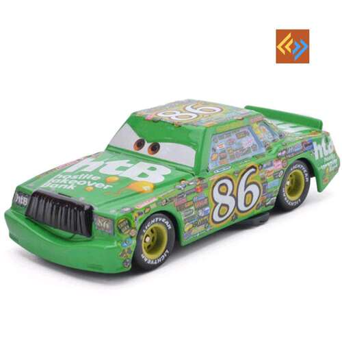 1:55 Disney Cars Metal Diecast Toy Car Lightning McQueen Car - 图1