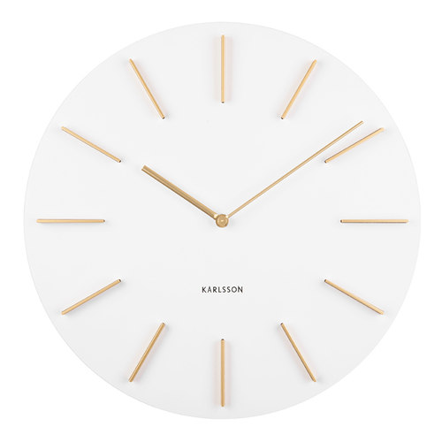 荷兰KARLSSON16英寸Discreet挂钟简约现代北欧风客厅进口时尚钟表-图3