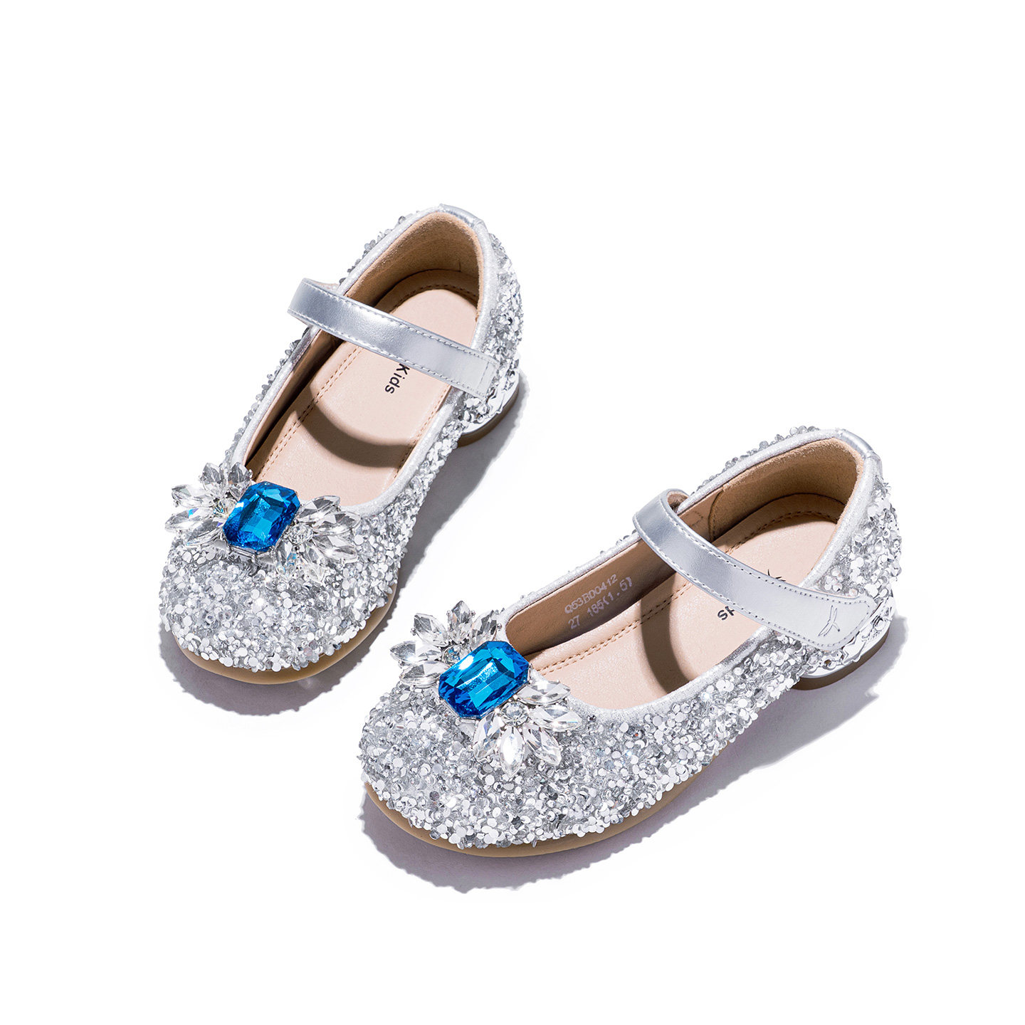 红蜻蜓女童鞋2025秋季新款艾莎水晶鞋校园高跟公主鞋儿童皮鞋单鞋,淘宝优惠券,粉丝福利购,淘宝优惠卷