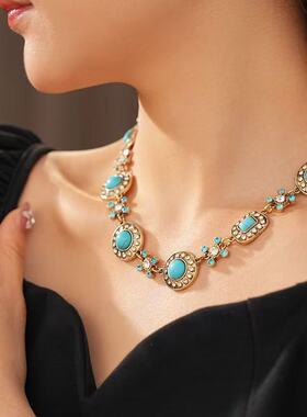 铜合金项链 C088 轻奢时尚气质百搭复古项链