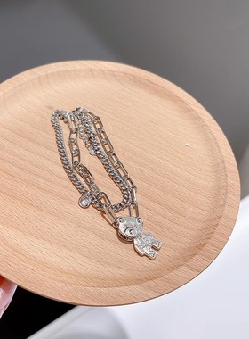 原创设计可爱小熊吊坠