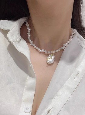 个性优雅简约优雅设计珍珠项链YJ