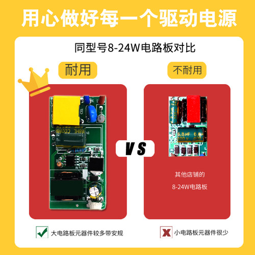 led电源恒流驱动餐吊灯水晶吸顶灯变压器单色镇流器整流器24W36W - 图0