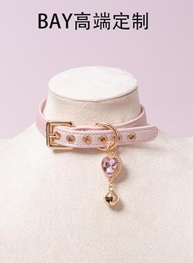 高端定制铃铛细皮圆环项链